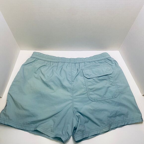 BURBERRY BRIT Swimwear Men's Large Short Shorts Mesh Lined Powder Blue - Picture 8 of 8